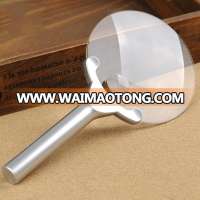 130mm without border handheld Portable magnifying glass LED lamp with high definition reading magnifying glass can be a gift