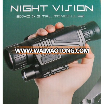 Military night vision monoclar, night vision infrared monocular,portable infrared hand-hold night vision video camera monocular